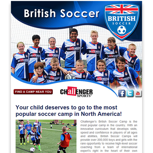 Challenger Sports British Soccer Camps